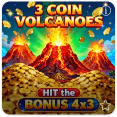 3 Coin Volcanoes